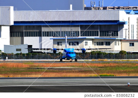 Osaka International Airport AMX Amakusa Airlines Taxiing Osaka International Airport AMX Amakusa Airlines Taxiing 83808232