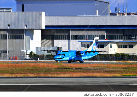 Osaka International Airport AMX Amakusa Airlines Taxiing 83808237