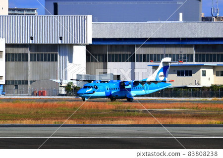 Osaka International Airport AMX Amakusa Airlines Taxiing Osaka International Airport AMX Amakusa Airlines Taxiing 83808238