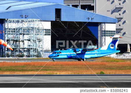 Osaka International Airport AMX Amakusa Airlines Taxiing Osaka International Airport AMX Amakusa Airlines Taxiing 83808241