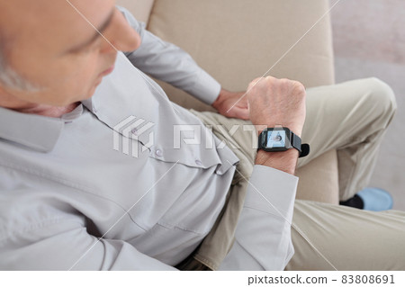 Mature Man Talking to Doctor 83808691