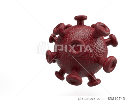 3D illustration of new coronavirus cells 83810743