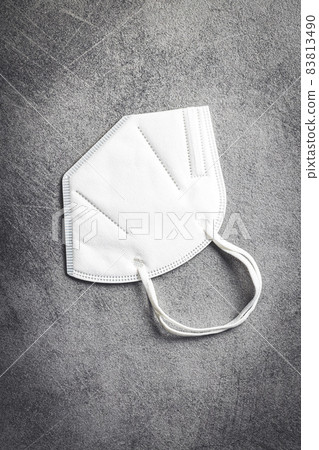 KN95 face mask. FFP2 mask as covid-19 protection. Coronavirus respirator mask 83813490