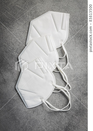 KN95 face mask. FFP2 mask as covid-19 protection. Coronavirus respirator mask 83813500