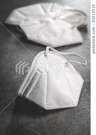 KN95 face mask. FFP2 mask as covid-19 protection. Coronavirus respirator mask 83813510
