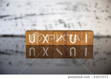 商業形象（IT術語） 方塊字 UXUI 83814371