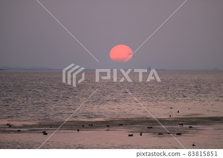 Sunset of Lake Shinji Sunset of Lake Shinji 83815851