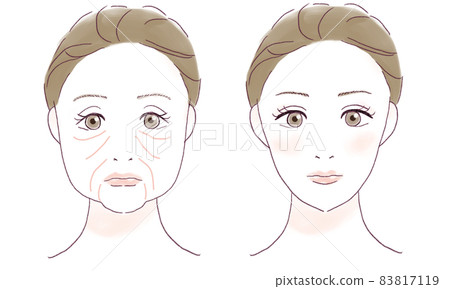 女性衰老的形象 83817119