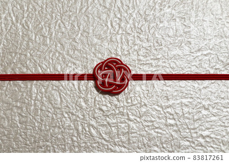 Japanese-style background using Mizuhiki work, paper-like design using fir paper Japanese-style background using Mizuhiki work, paper-like design using fir paper 83817261