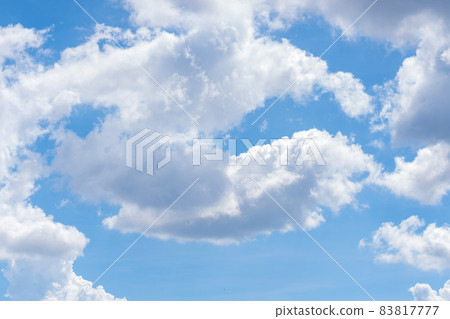 Blue sky with clouds nature for background 83817777