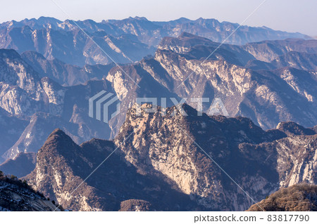 Huashan mountain in China, Xi'an, province Shaanxi, one of the holy mountains 83817790
