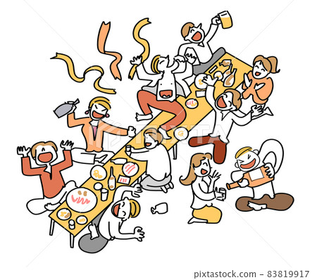 Rumble-Rude lecture at the liquor table 83819917