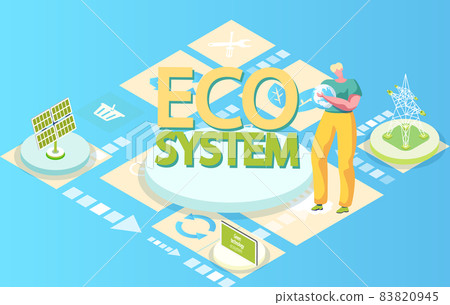 Sorting garbage, caring for earth planet. Environmental protection, preservation of clean nature Sorting garbage, caring for earth planet. Environmental protection, preservation of clean nature 83820945