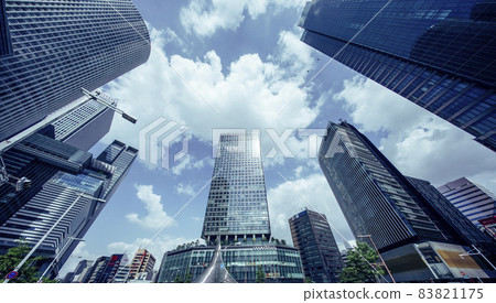 名古屋站前的城市景觀 83821175