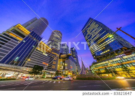 名古屋站夜景 Urban image 名古屋站夜景 Urban image 83821647