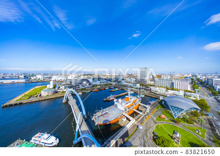 View from Port Building Nagoya City, Aichi Prefecture View from Port Building Nagoya City, Aichi Prefecture 83821650