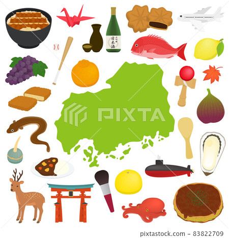 Illustration of Hiroshima (outside the map) 83822709