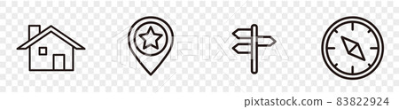 圖標 Icon 地圖 83822924