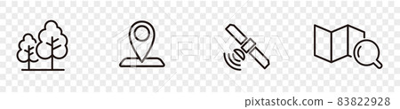 lined, rhine, icon 83822928