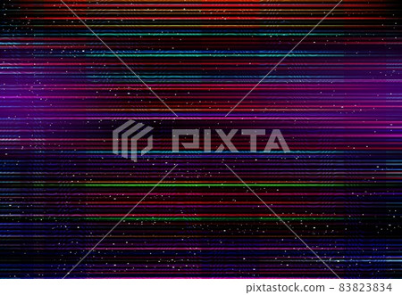 Glitch effect color distortion monitor, screen... - Stock Illustration ...