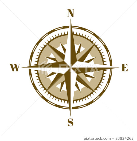 World directions icon. Compass points symbol. Wind rose 83824262
