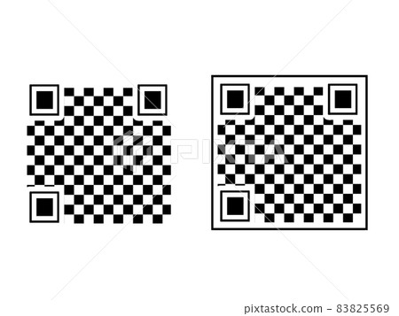 二維碼背景透明素材② 83825569