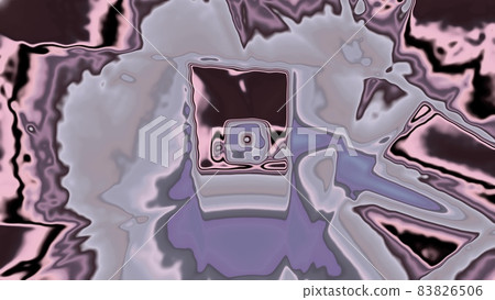 Abstract metallic ornament 4K UHD 3D illustration Abstract metallic ornament 4K UHD 3D illustration 83826506