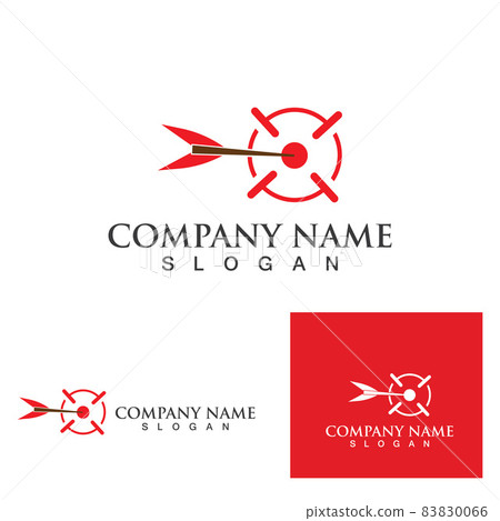 Arrow board logo and symbol vector template 83830066