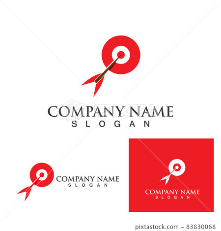 Arrow board logo and symbol vector template 83830068