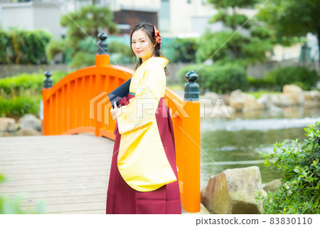 袴二尺袖和服畢業典禮 袴二尺袖和服畢業典禮 83830110