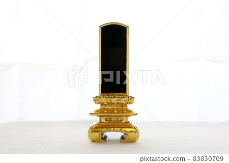 A lacquered mortuary tablet with gold leaf 1 A lacquered mortuary tablet with gold leaf 1 83830709