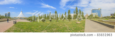 Panorama des Stadtzentrums von Astana Panorama des Stadtzentrums von Astana 83831963