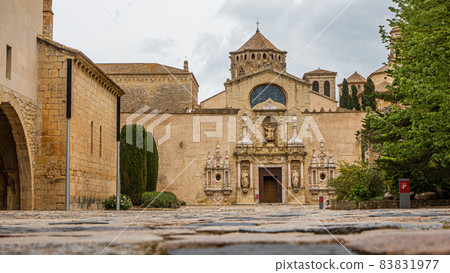 View on entry gate of monastery of Poblet in Spain during daytime View on entry gate of monastery of Poblet in Spain during daytime 83831977