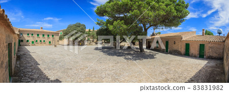 Courtyard of the Monastery of Santuari de Nostra Senyora de Cura 83831982