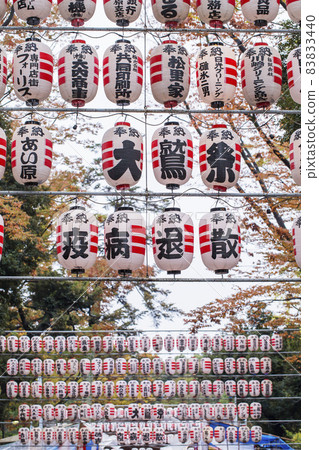 鳥居一燈籠事業繁榮鳥居神社 鳥居一燈籠事業繁榮鳥居神社 83833440