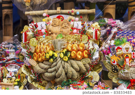 Tori no Ichi rake, prosperous business, colorful shrine Tori no Ichi rake, prosperous business, colorful shrine 83833483