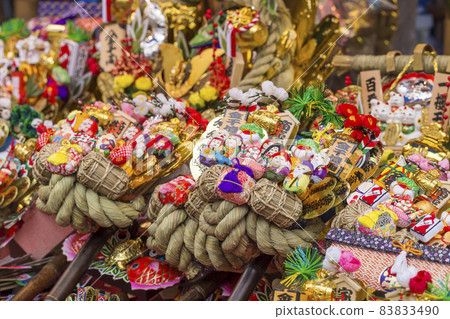 Tori no Ichi rake, prosperous business, colorful shrine Tori no Ichi rake, prosperous business, colorful shrine 83833490