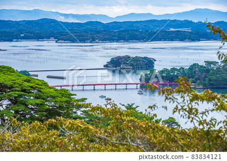 Three views of Japan Matsushima Superb view from the westbound Matsu Park Three views of Japan Matsushima Superb view from the westbound Matsu Park 83834121
