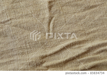 Wrinkled linen background material Wrinkled linen background material 83834734