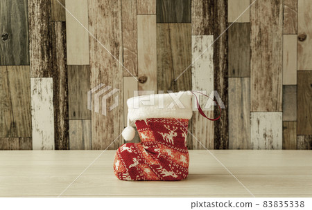 聖誕鞋。聖誕老人的靴子 聖誕鞋。聖誕老人的靴子 83835338