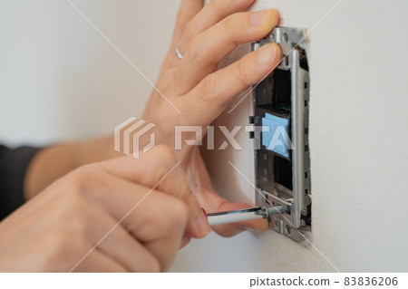 Replacing the outlet cover 83836206