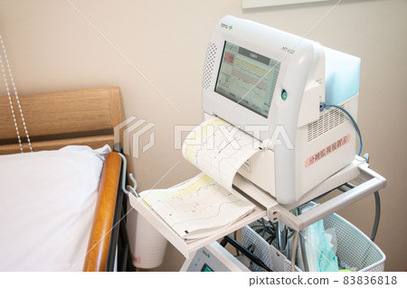 Obstetrics and gynecology delivery monitoring device monitor material image Obstetrics and gynecology delivery monitoring device monitor material image 83836818