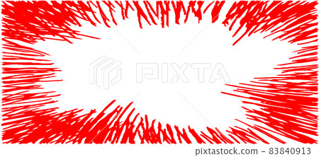 Handwritten messy concentrated lines Radial cartoon Horizontal rectangle Handwritten messy concentrated lines Radial cartoon Horizontal rectangle 83840913