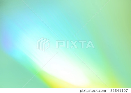鬆散蓬鬆的綠色彩虹彩色圖像（背景素材） 83841107