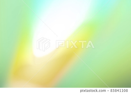 鬆散蓬鬆的綠色彩虹彩色圖像（背景素材） 83841108