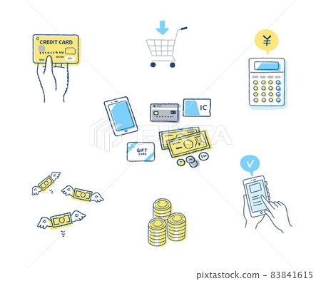 Various payment method image set Various payment method image set 83841615