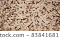 A scattering of ginger. Background with vegetables 83841681