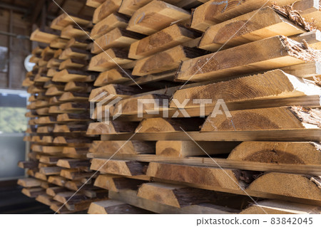 木材店形象：木材乾燥管理 83842045