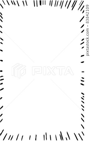 Concentrated lines with handwriting Radial cartoon Vertical rectangle 83842109