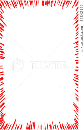 Concentrated lines with handwriting Radial cartoon Vertical rectangle 83842132